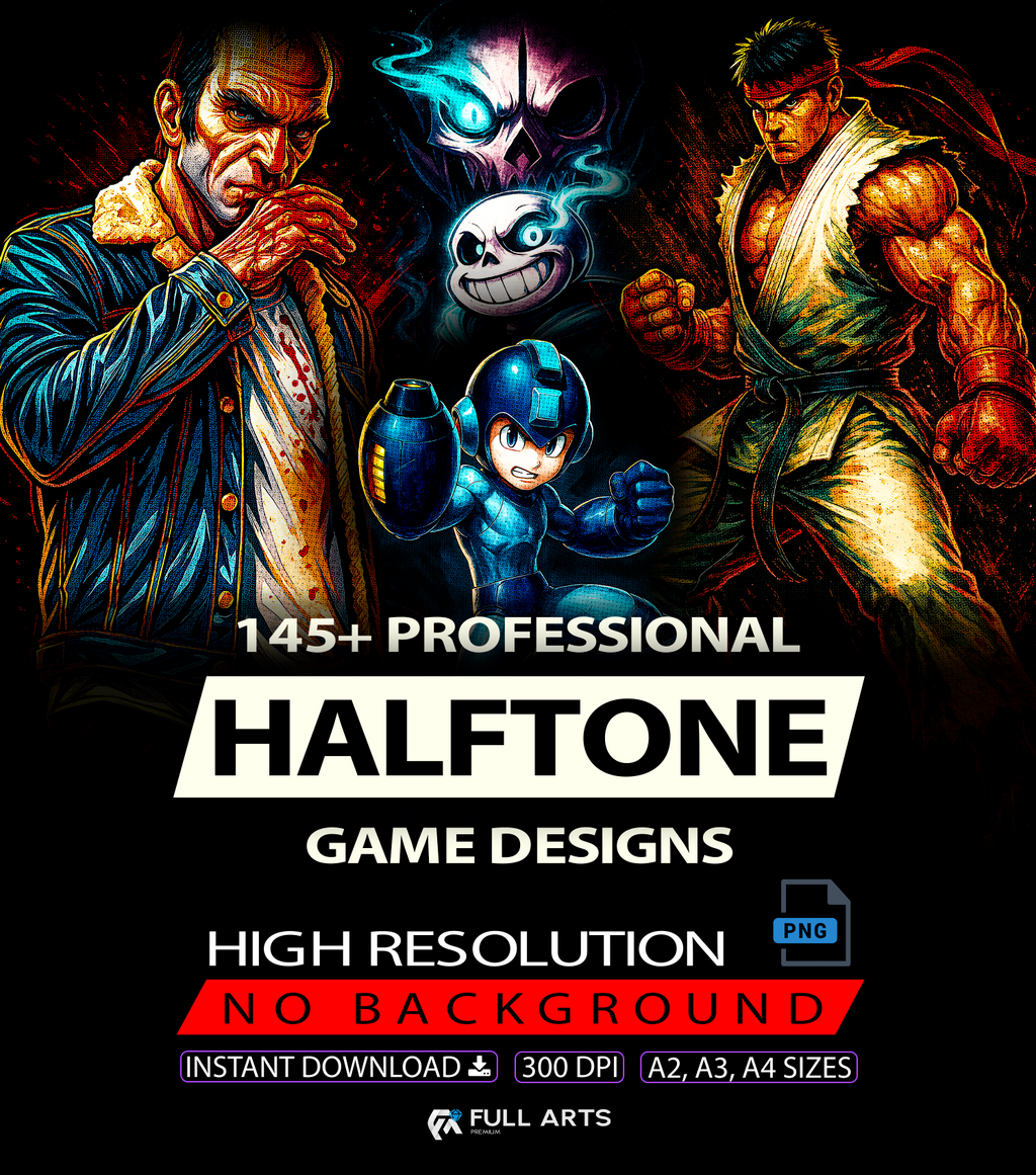 Paquete de más de 145 diseños de juegos semitonos