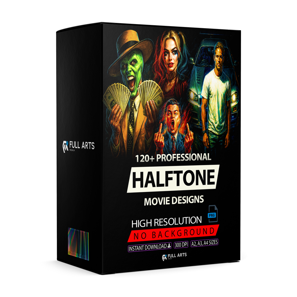 Paquete de más de 120 diseños de películas tramadas