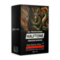 Dragones Pack 60 Diseños en Semitono