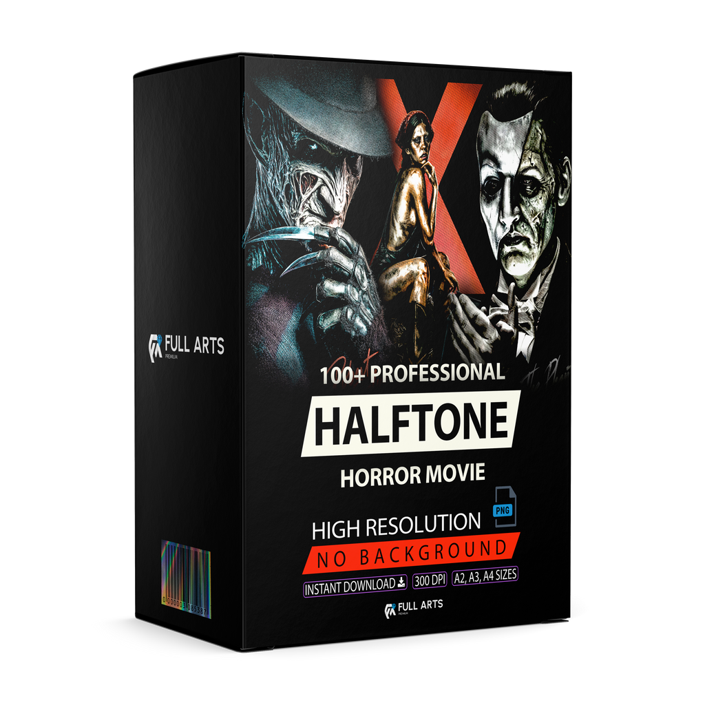 Cine Terror Pack 100+ Diseños en Semitono