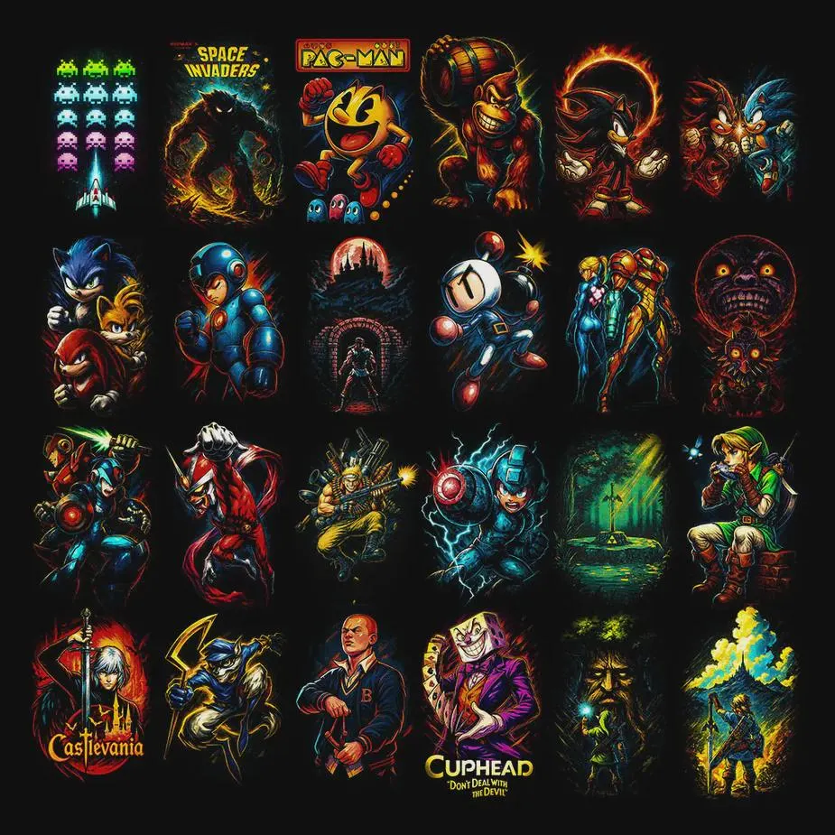Paquete de más de 145 diseños de juegos semitonos