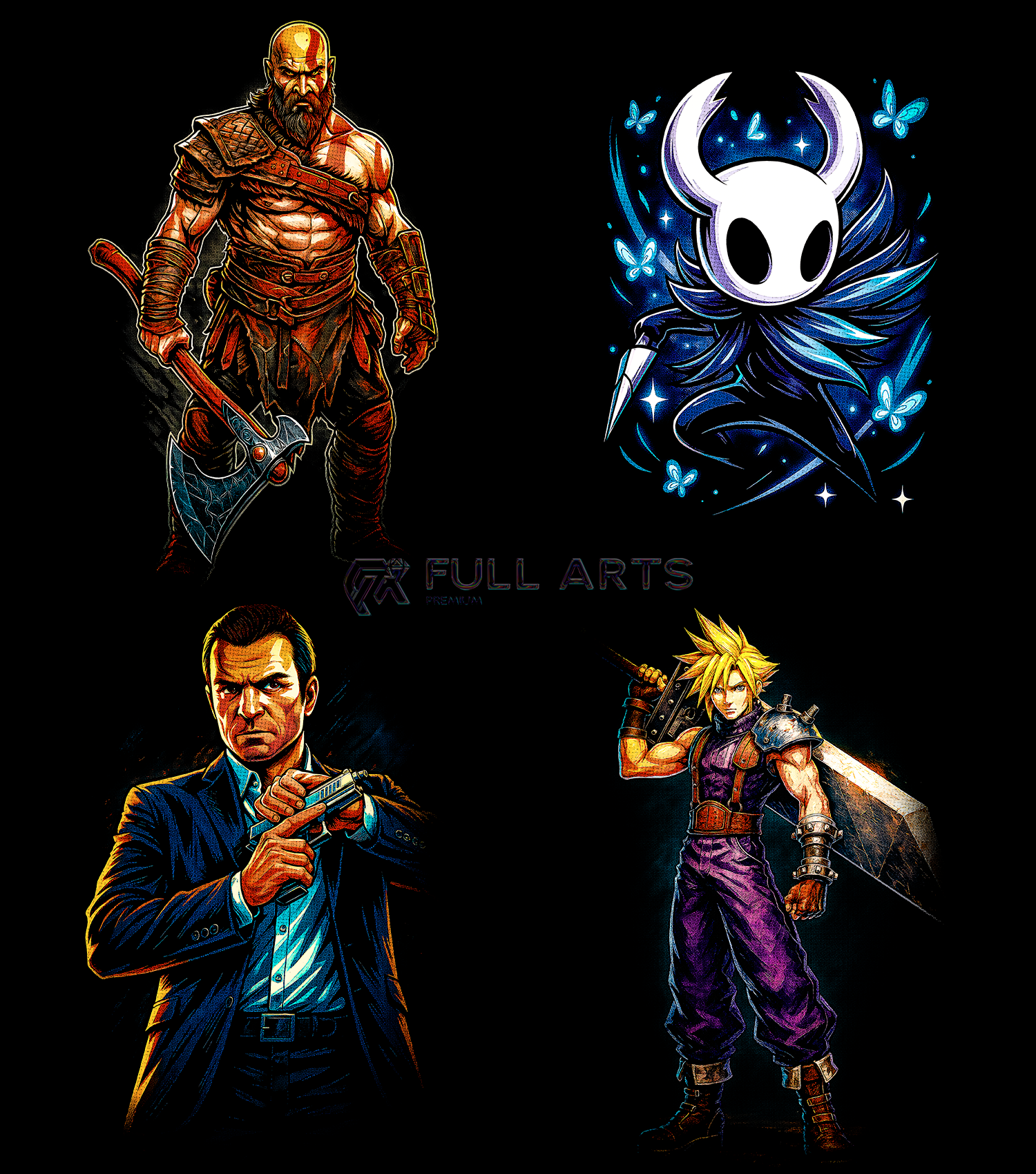 Paquete de más de 145 diseños de juegos semitonos