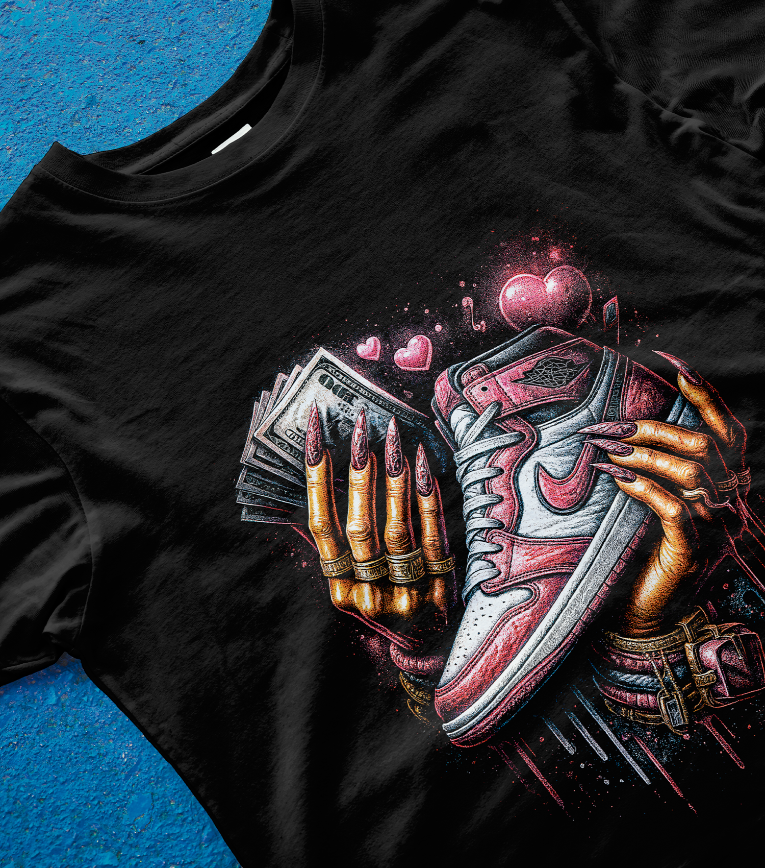 70+ Diseños Profesionales de Manos Estilo Streetwear en Halftone