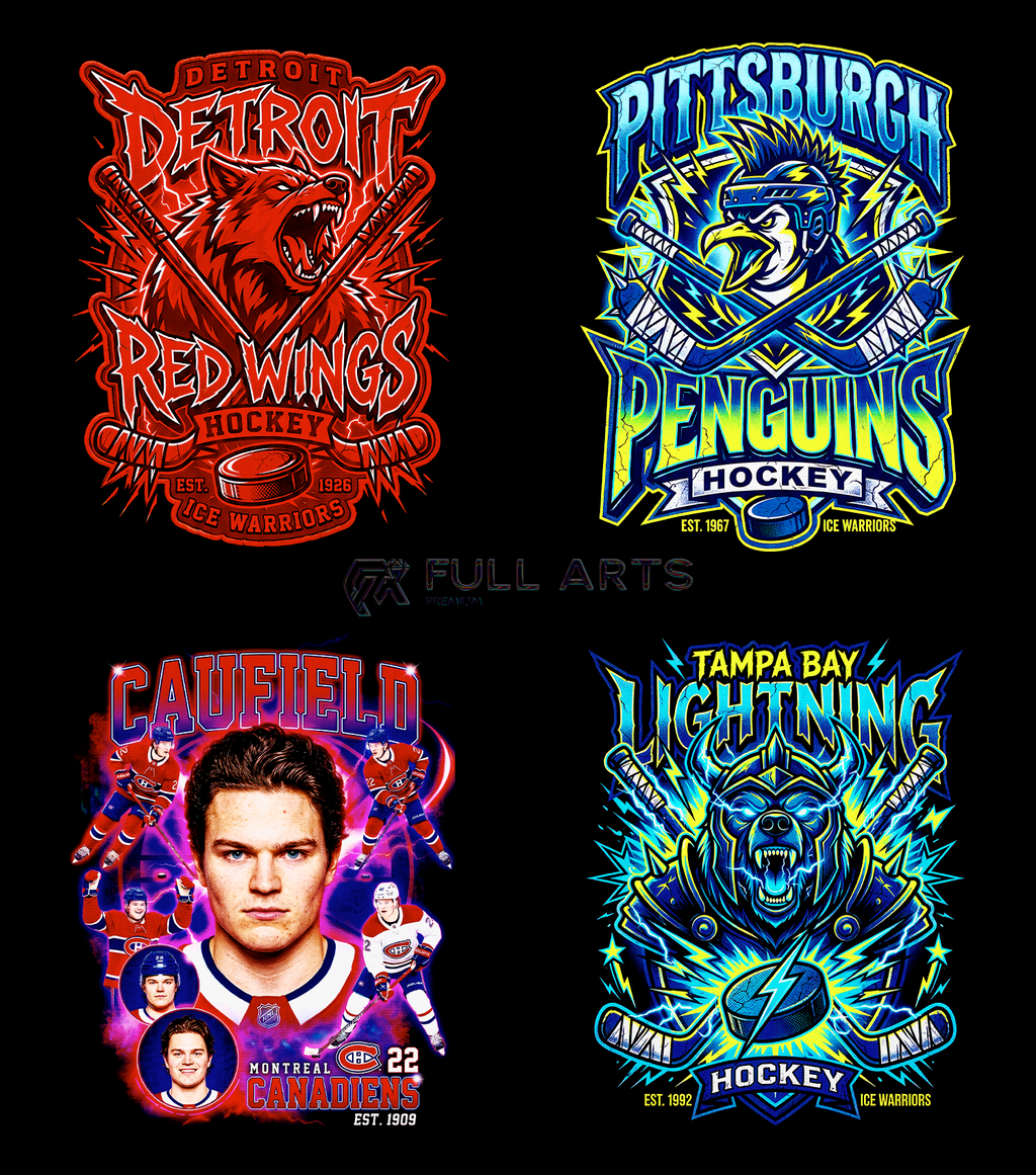 Paquete 120 Diseños de Hockey en Semitono