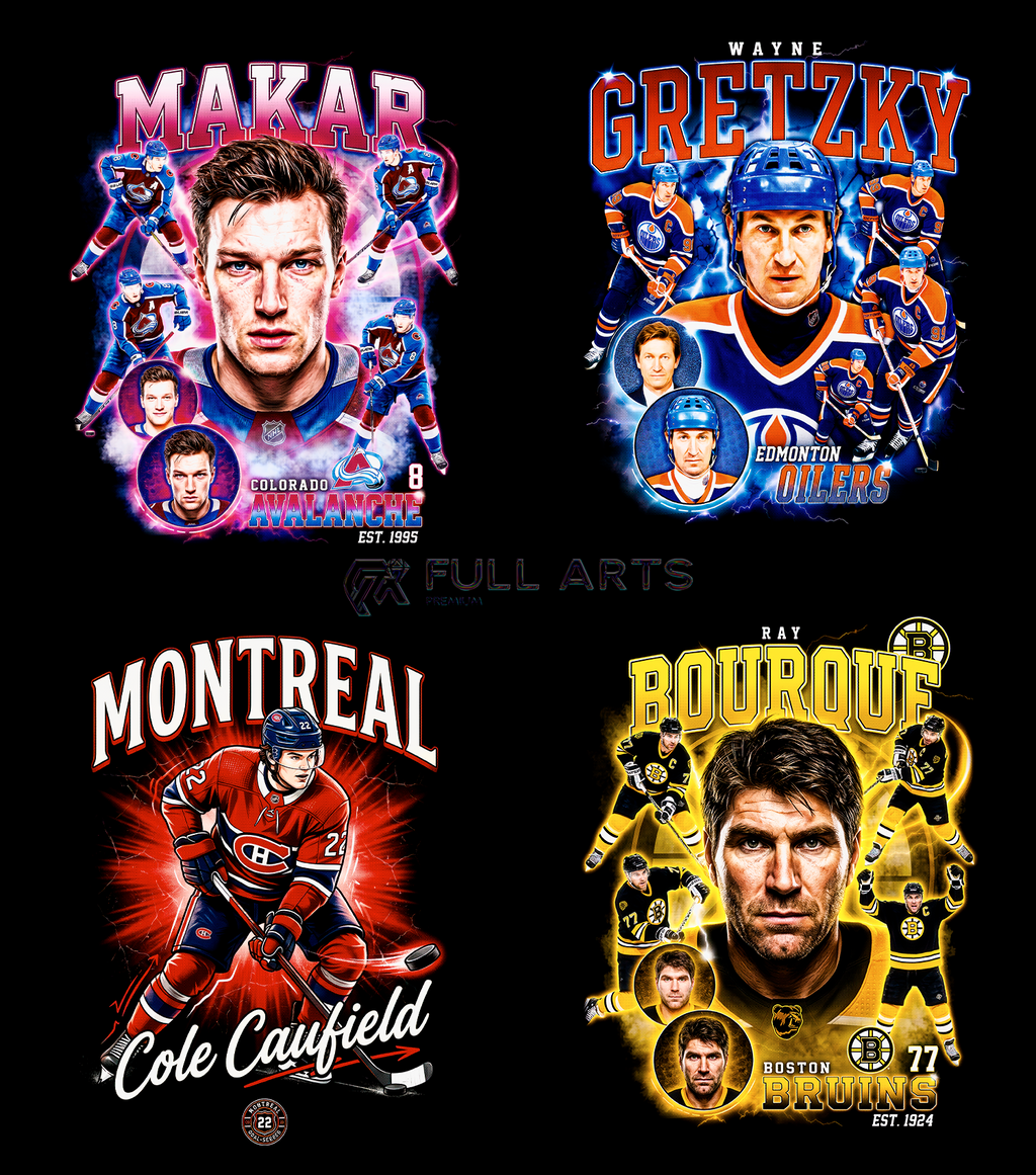 Paquete 120 Diseños de Hockey en Semitono