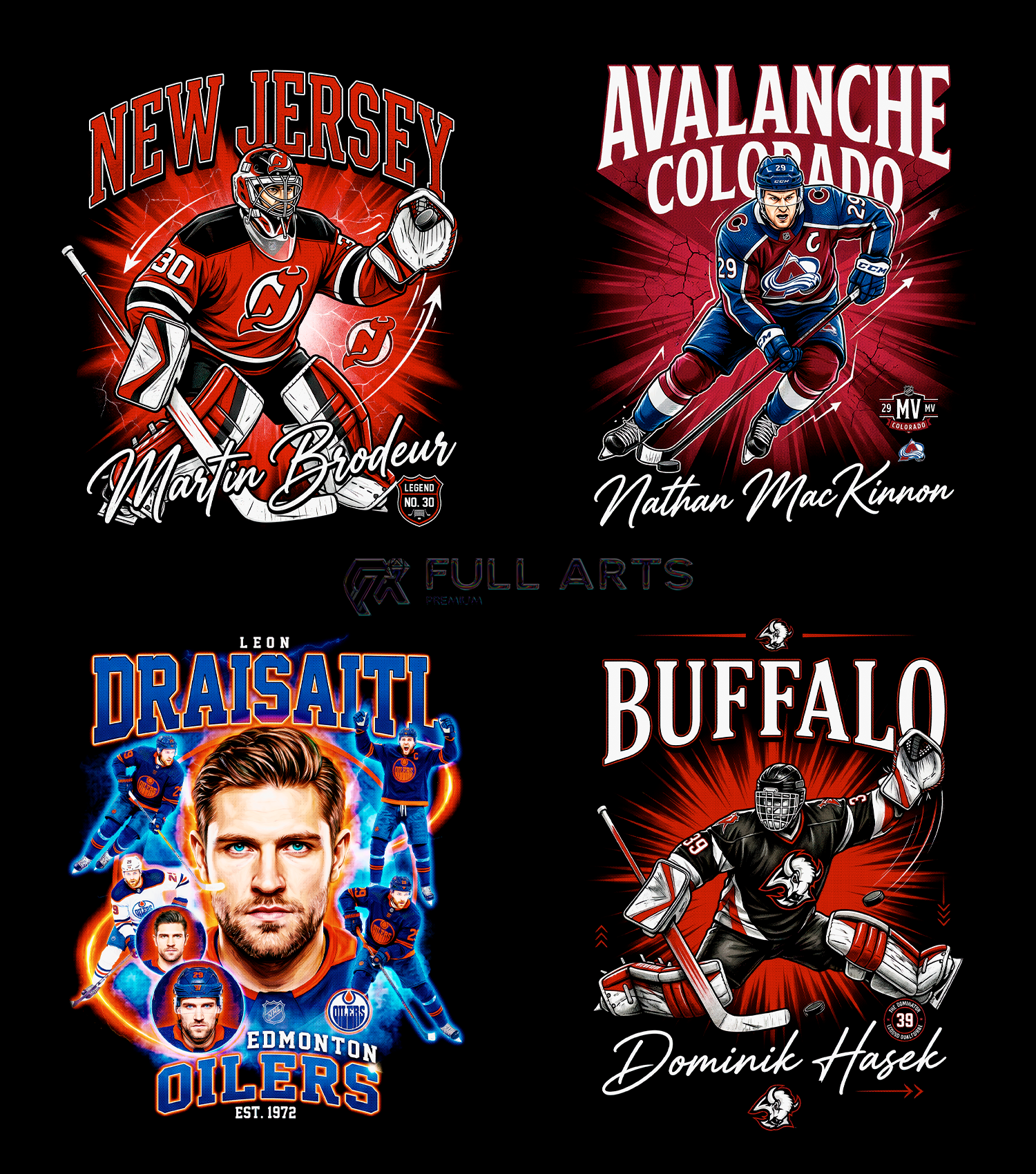Paquete 120 Diseños de Hockey en Semitono