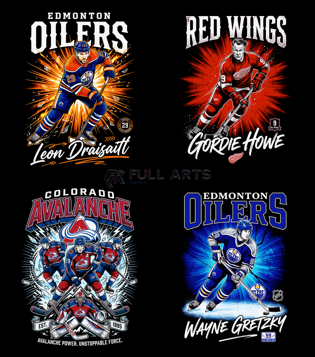 Paquete 120 Diseños de Hockey en Semitono