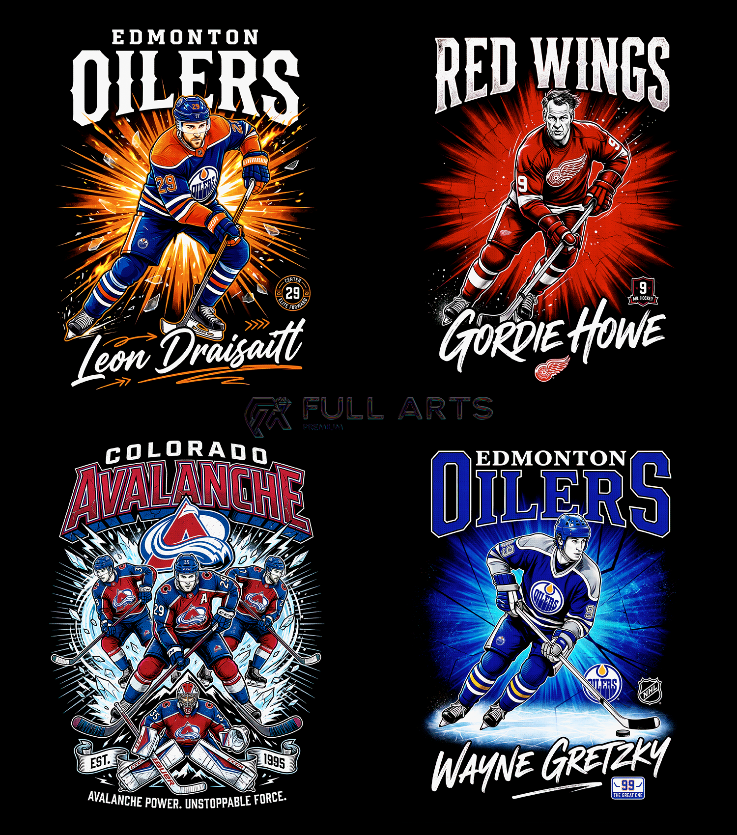 Paquete 120 Diseños de Hockey en Semitono