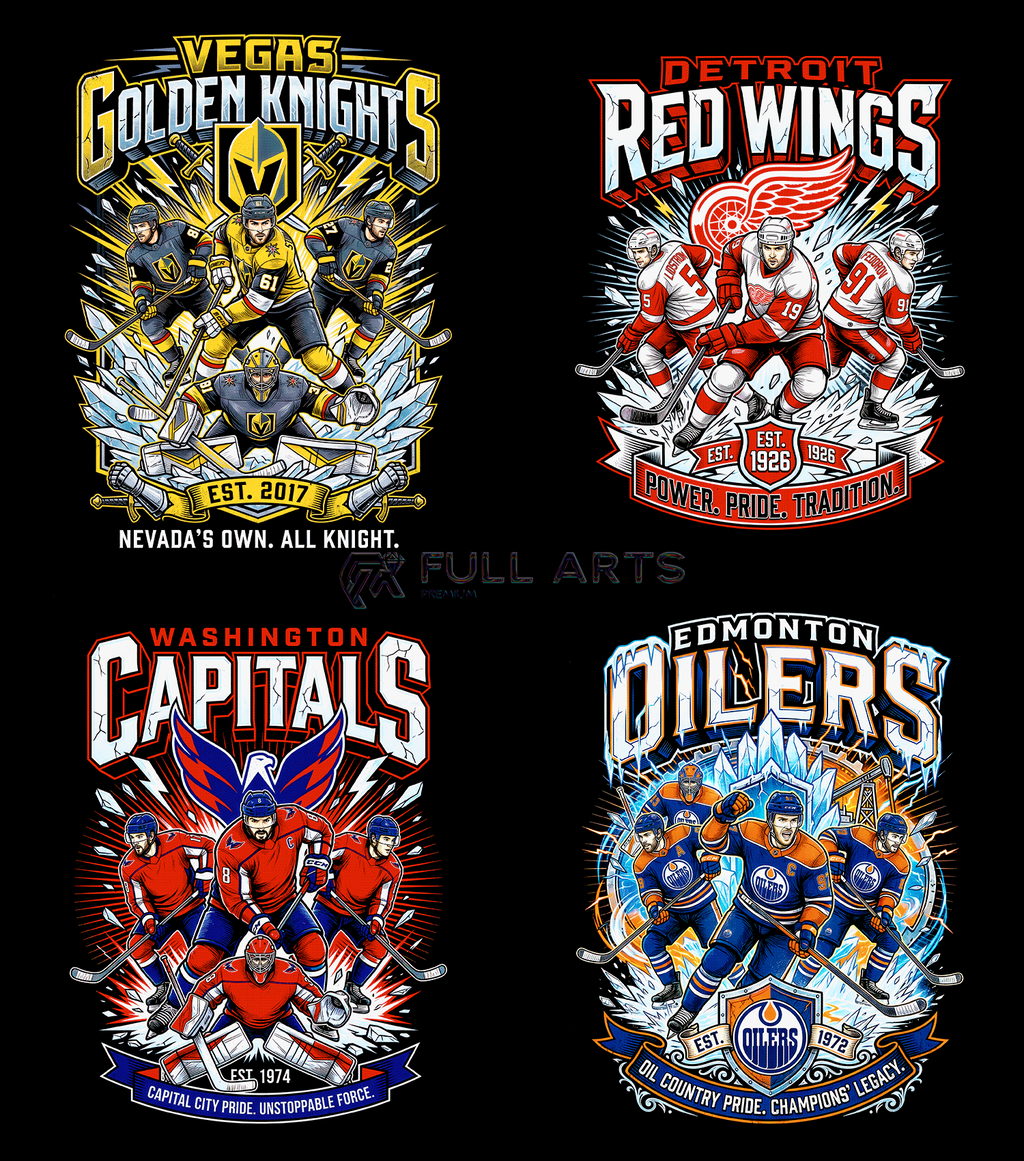 Paquete 120 Diseños de Hockey en Semitono