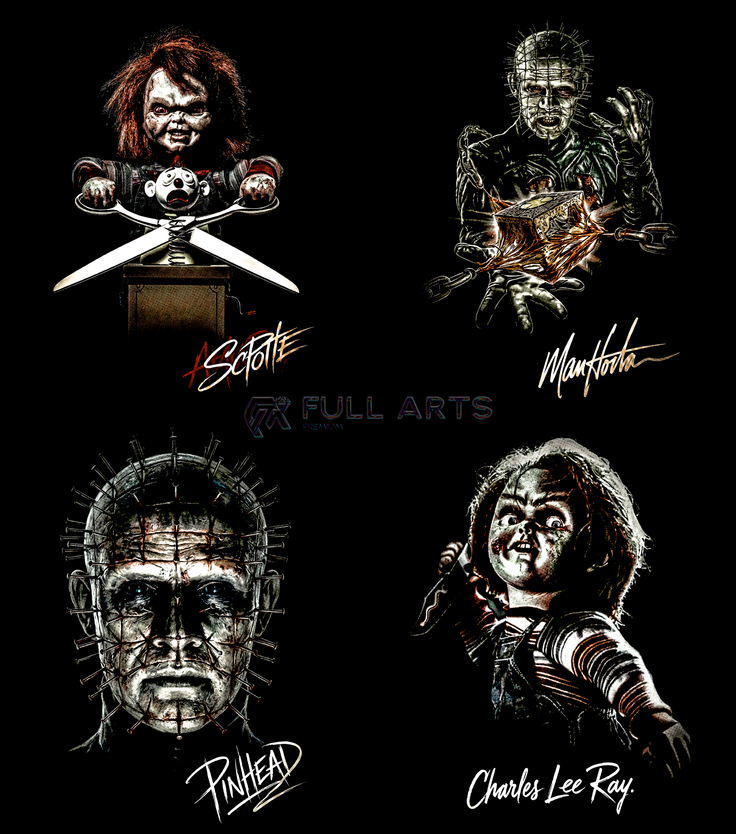 Cine Terror Pack 100+ Diseños en Semitono