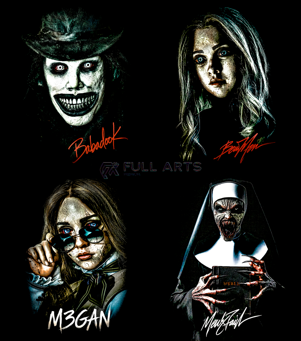Cine Terror Pack 100+ Diseños en Semitono