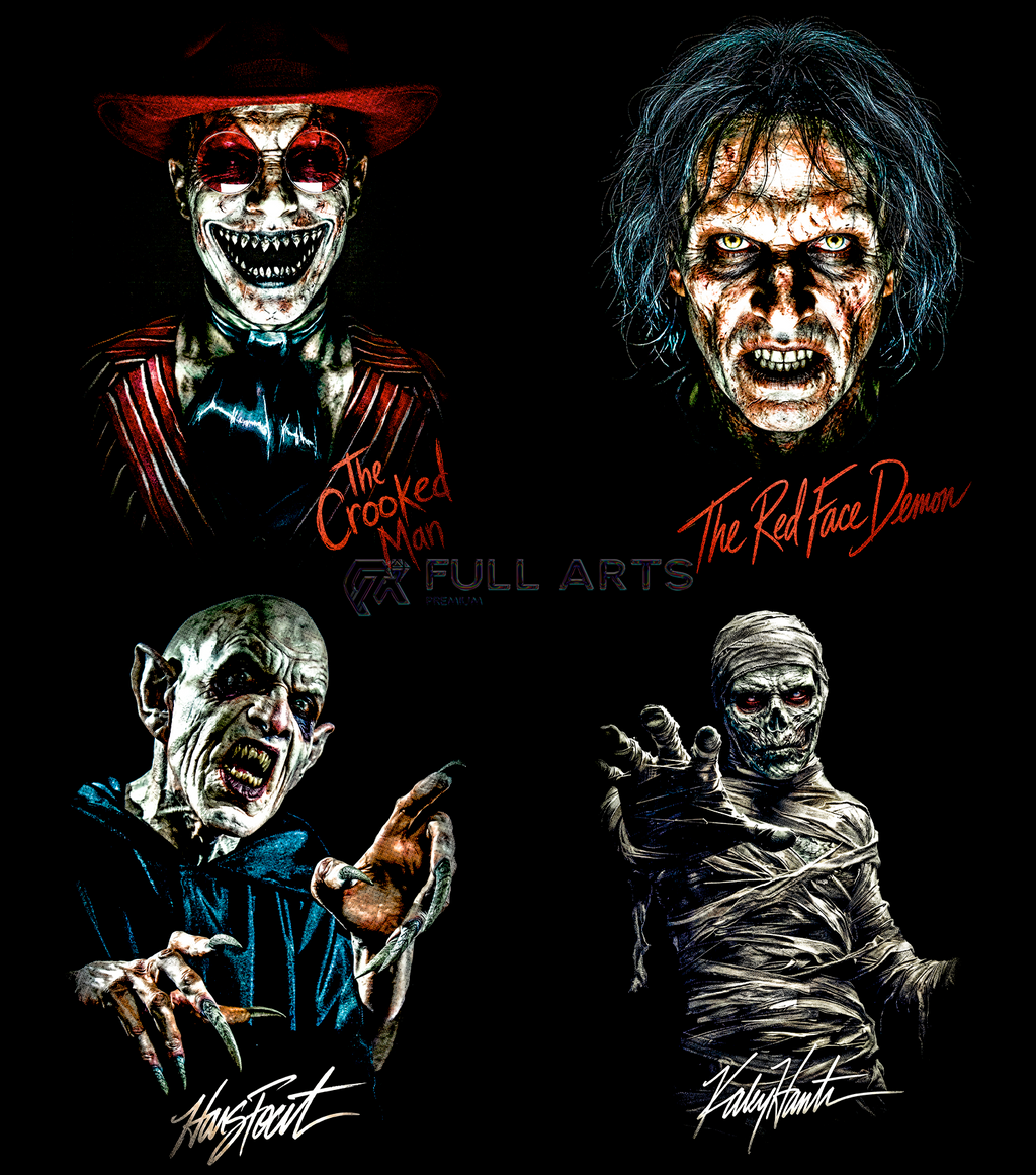 Cine Terror Pack 100+ Diseños en Semitono