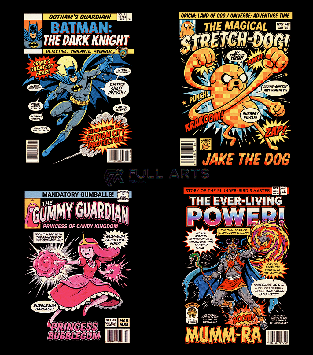 Paquete con 150 Diseños Comic Heroes HQ