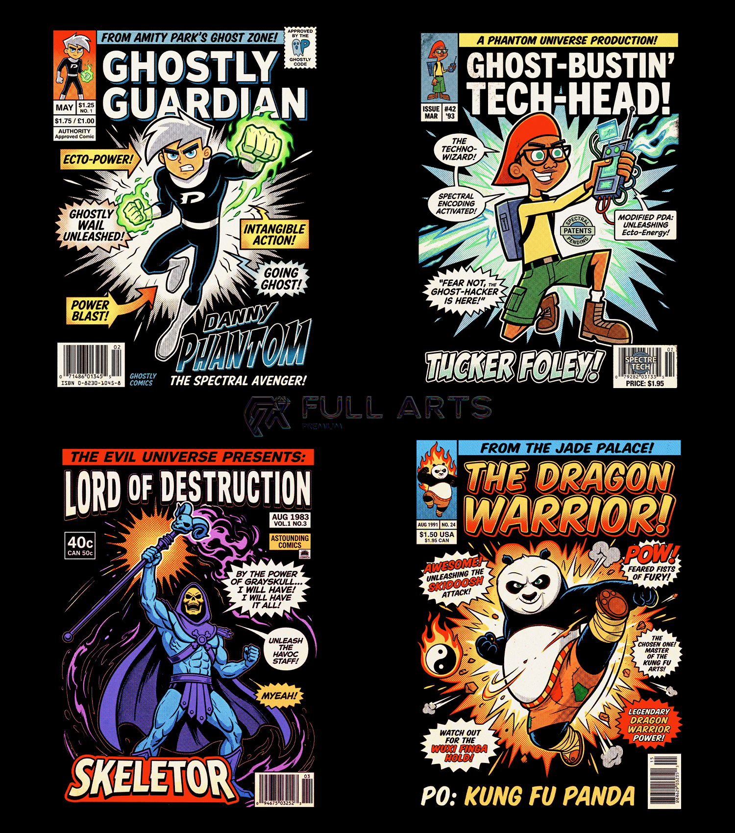 Paquete con 150 Diseños Comic Heroes HQ