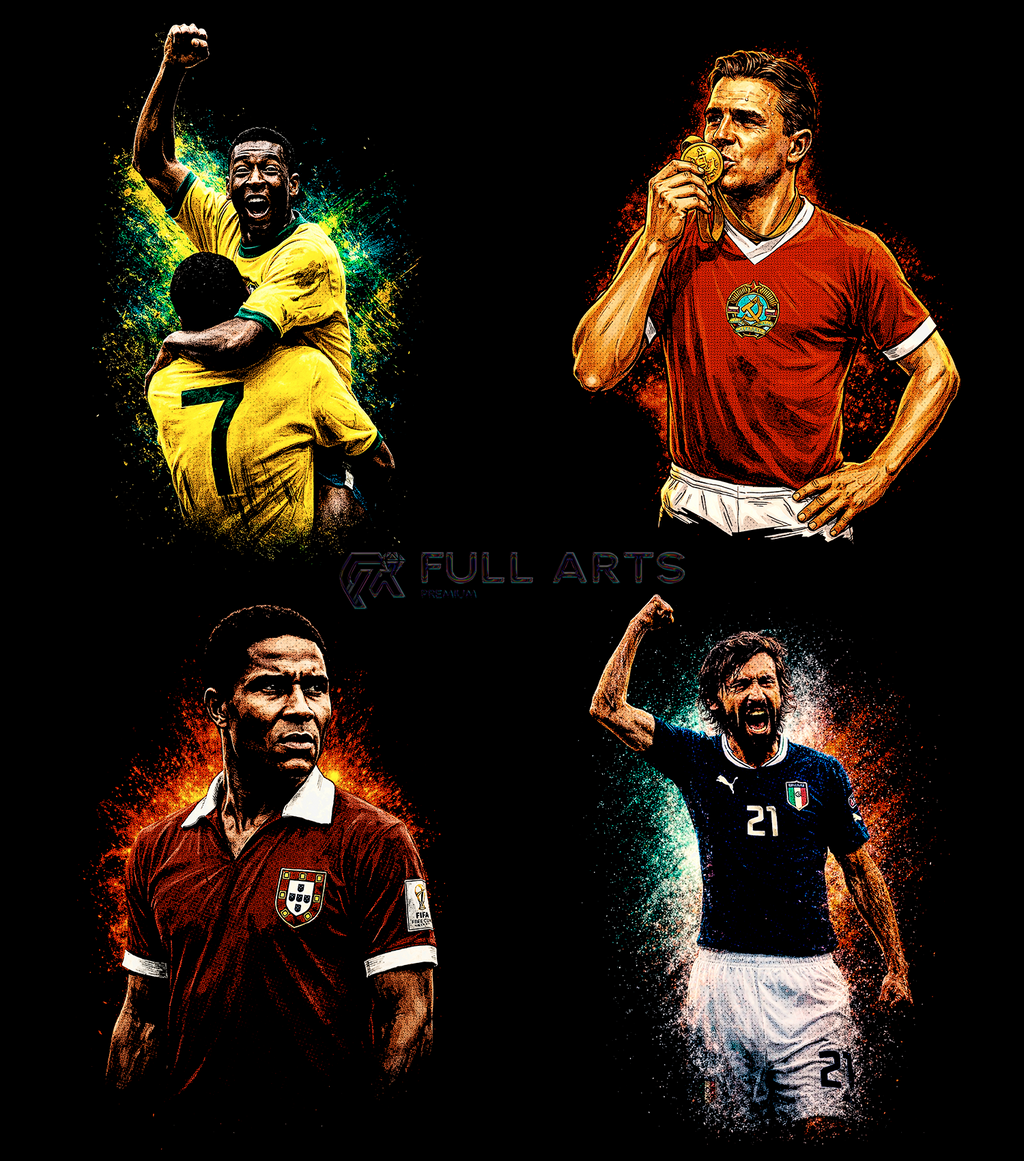 Paquete de más de 120 diseños de leyendas de la Copa con semitonos