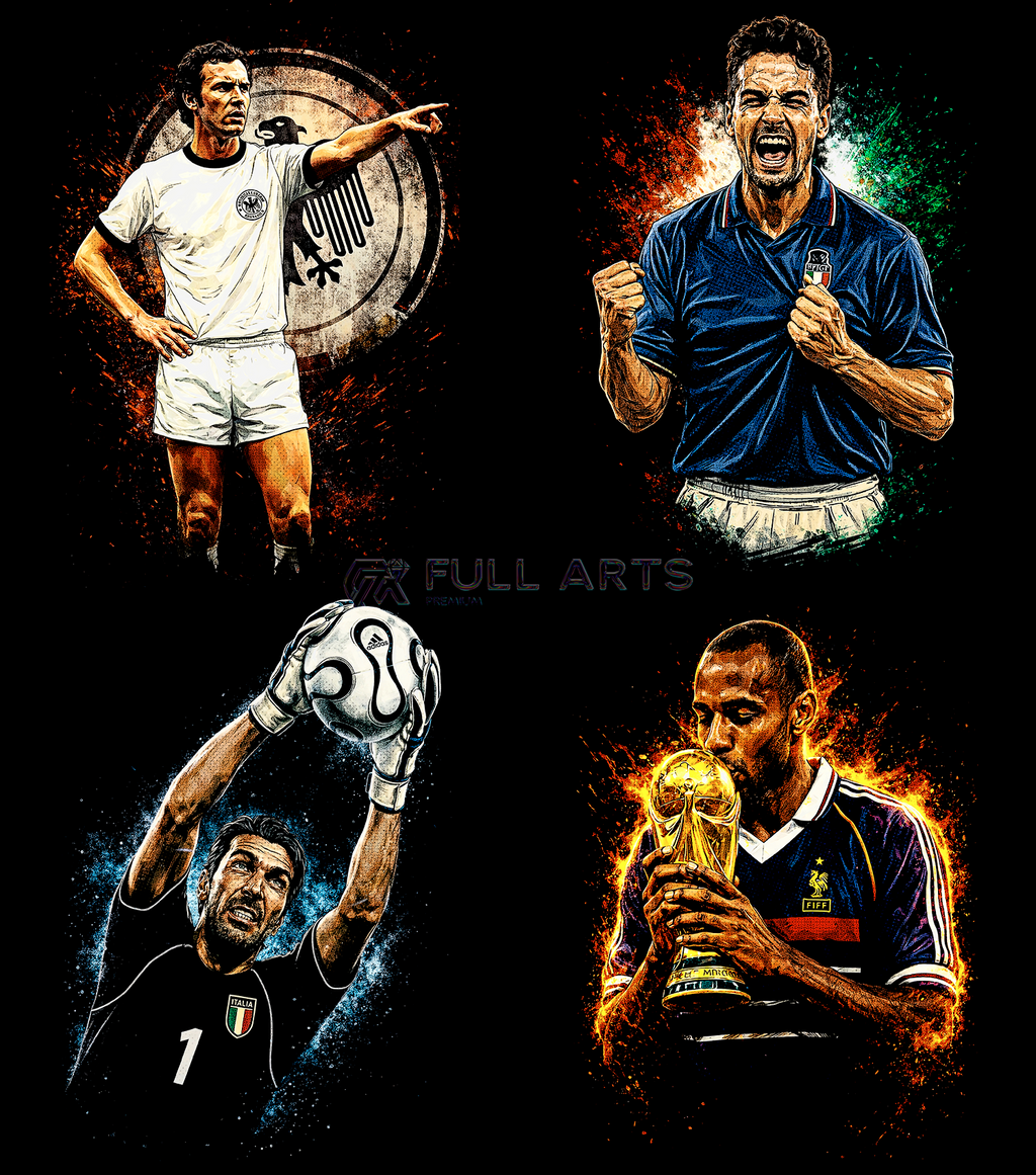 Paquete de más de 120 diseños de leyendas de la Copa con semitonos