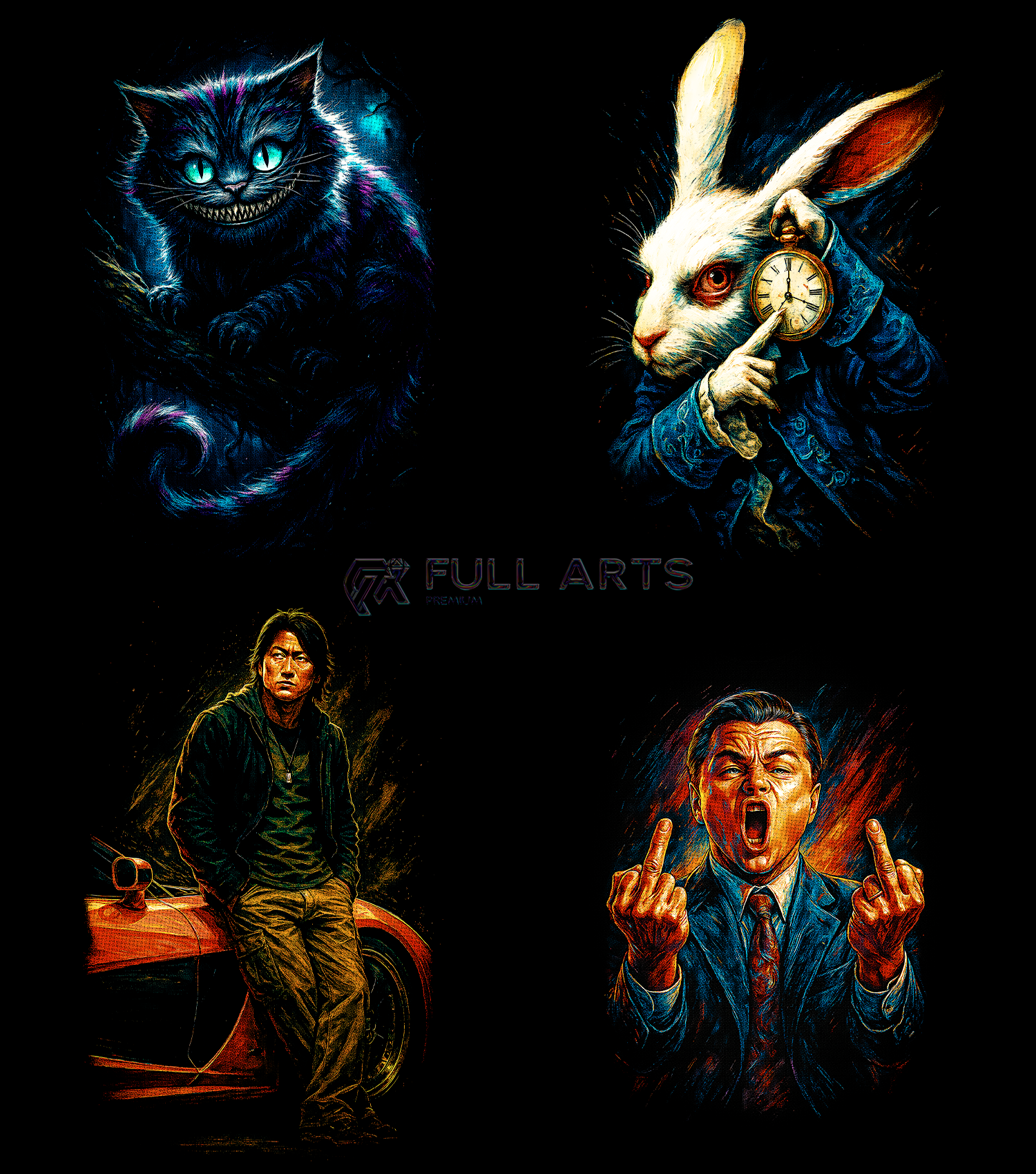 Paquete de más de 120 diseños de películas tramadas