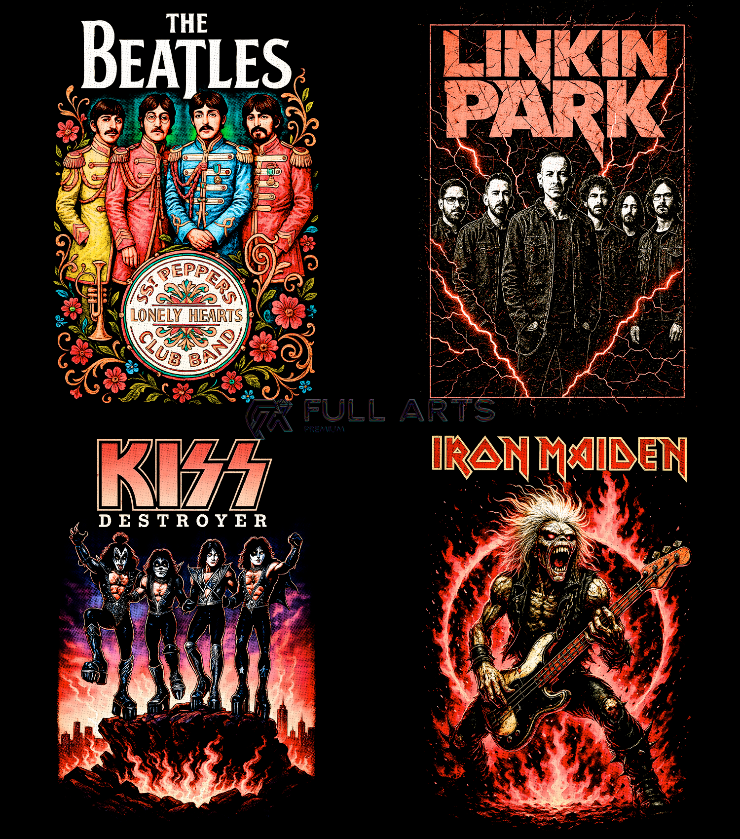 Paquete de más de 120 Diseños Halftone Rock