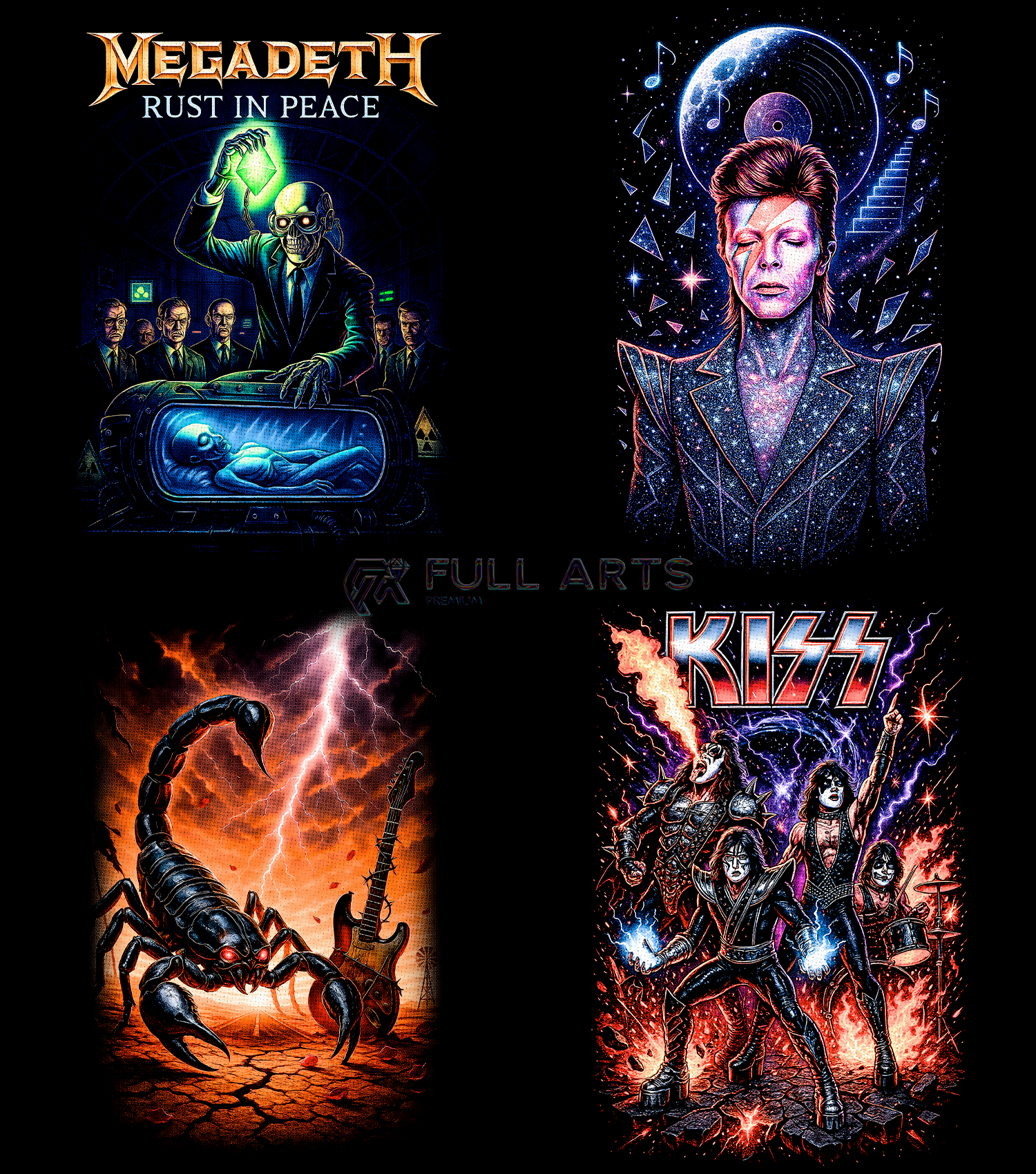Paquete de más de 120 Diseños Halftone Rock