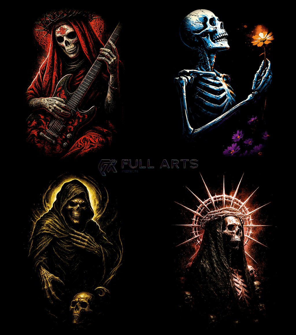 Pack Calaveras en Semitono 90+ Diseños