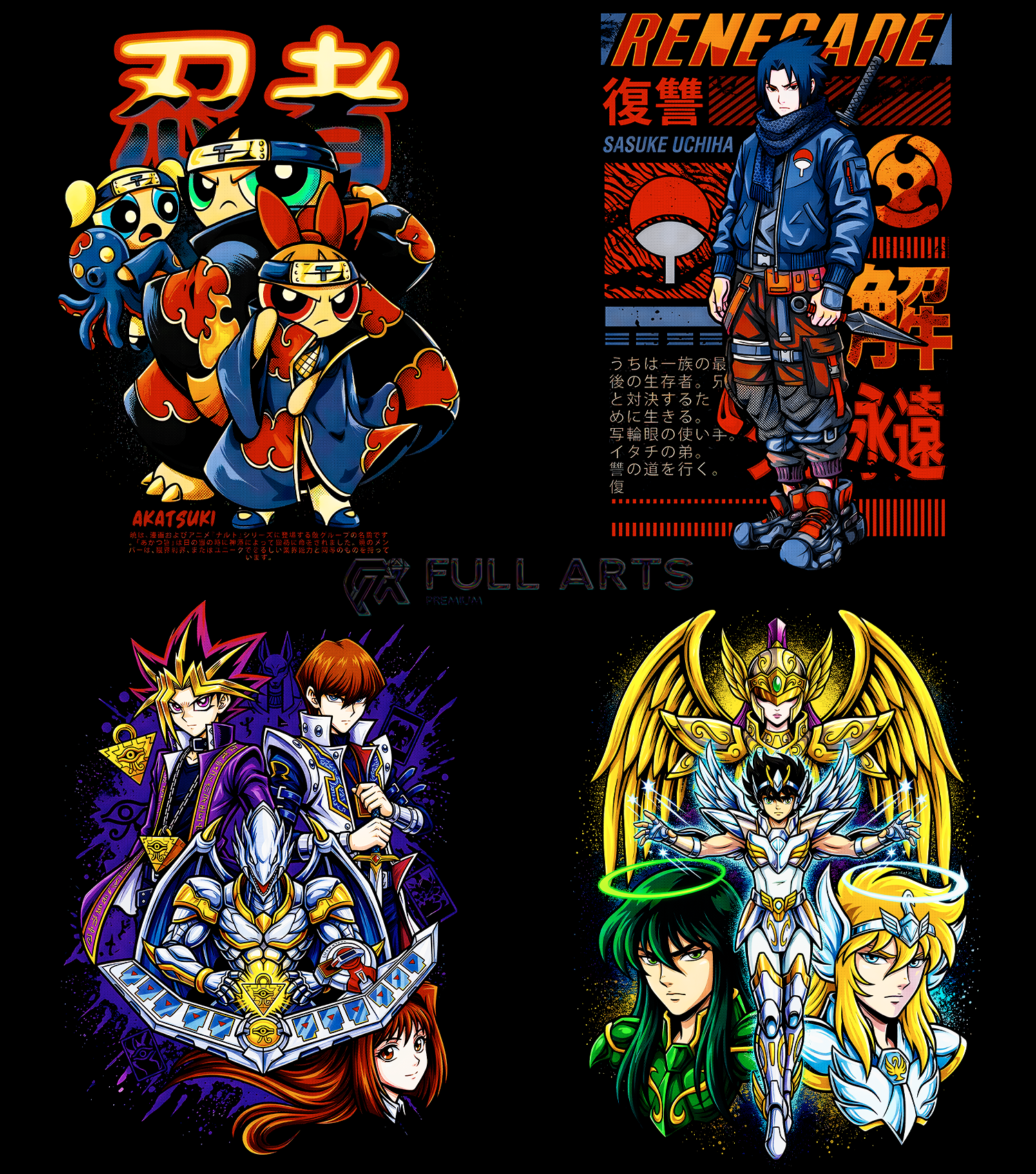 Pack Serie Ropa Urbana Anime